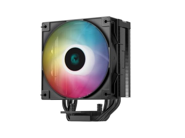 Deepcool AG400 DIGITAL BK ARGB - Prosessorkjøler - (for: LGA1155, LGA1150, LGA1151, AM4, LGA1200, LGA1700, AM5) - 120 mm - svart