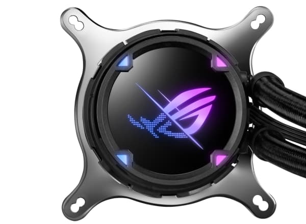 ASUS ROG STRIX LC II 240 - prosessorin nestejäähdytysjärjestelmä - jäähdyttimen koko: 240 mm - (AM4, TR4, LGA1200, LGA1700, AM5, LGA115x Socket) - ku