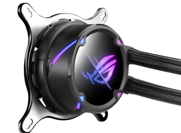 ASUS ROG STRIX LC II 240 - prosessorin nestejäähdytysjärjestelmä - jäähdyttimen koko: 240 mm - (AM4, TR4, LGA1200, LGA1700, AM5, LGA115x Socket) - ku