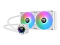 Miniatyrbild 1 av 5: Thermaltake TH280 V2 ARGB Sync - Snow Edition - kylsystem med vätska till processorn - Elementstorlek: 280 mm - (för: LGA1156, AM2, AM2+, AM3, LGA115