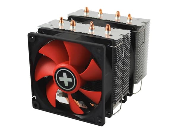 Xilence Performance C Series M504D - Prosessorkjøler - (for: LGA1156, AM2, AM2+, AM3, LGA1155, AM3+, LGA2011, FM1, FM2, LGA1150, FM2+, LGA1151, AM4) Sort, Rød