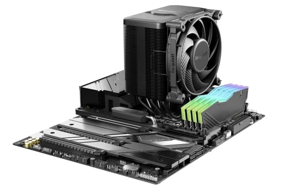 be quiet! Dark Rock 5 - Processorkylare - (för: LGA1155, LGA1150, LGA1151, AM4, LGA1200, LGA1700, AM5) - aluminium och koppar - 120 mm - svart