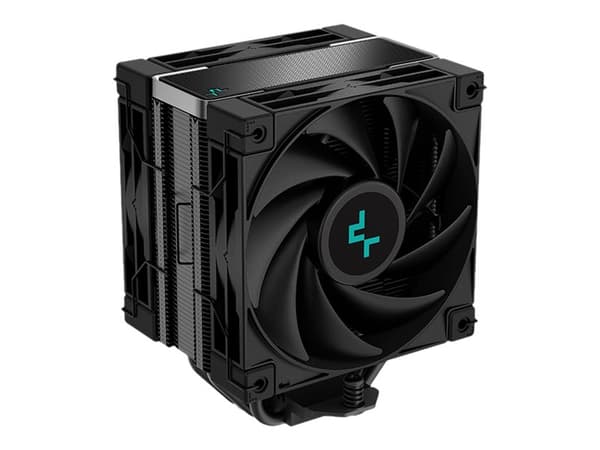 Deepcool AK400 ZERO DARK PLUS - Prosessorkjøler - (for: LGA1155, LGA1150, LGA1151, AM4, LGA1200, LGA1700, AM5) - 120 mm - svart