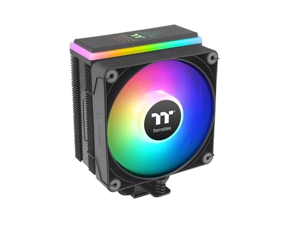 Thermaltake ASTRIA 200, Ilmanjäähdytin, 12 cm, 500 rpm, 1800 rpm, 65 kuutiometriä/min, musta