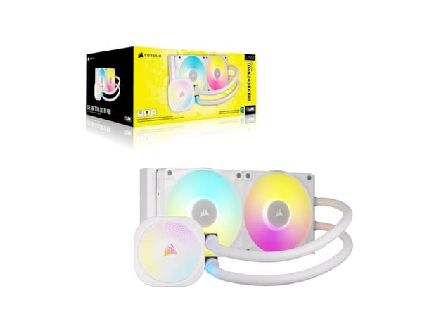 CPC Corsair AIO iCUE LINK TITAN RX RGB 240 valkoinen