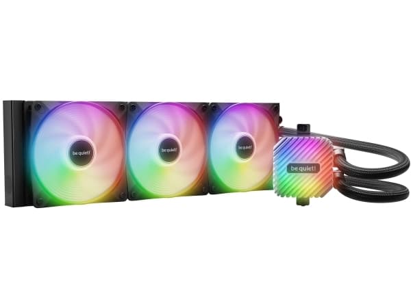 be quiet! light Loop 360mm, All-in-one nestejäähdytin, 36 cm, 17.2 dB, 36.8 dB, Musta