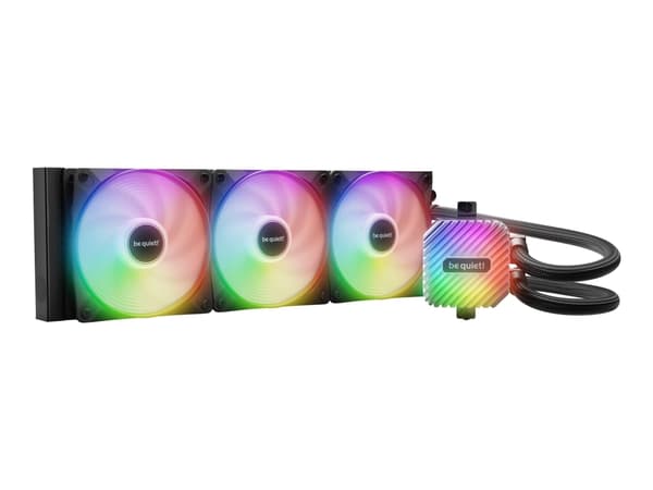 be quiet! Light Loop - Væskekjølesystem for prosessor - Radiatorstørrelse: 360 mm - (for: LGA1150, LGA1151, LGA1155, LGA1851, LGA1700, LGA1200, AM4, Sort