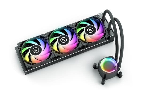 EkWaterBlocks EK-Nucleus AIO CR360 Lux D-RGB - Kylsystem med vätska till processorn - Elementstorlek: 360 mm - (för: LGA1150, LGA1151, LGA1155, LGA11
