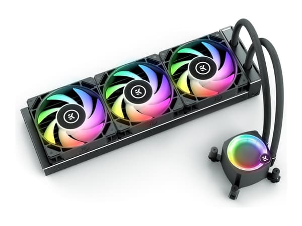 EkWaterBlocks EK-Nucleus AIO CR360 Lux D-RGB - Kylsystem med vätska till processorn - Elementstorlek: 360 mm - (för: LGA1150, LGA1151, LGA1155, LGA11