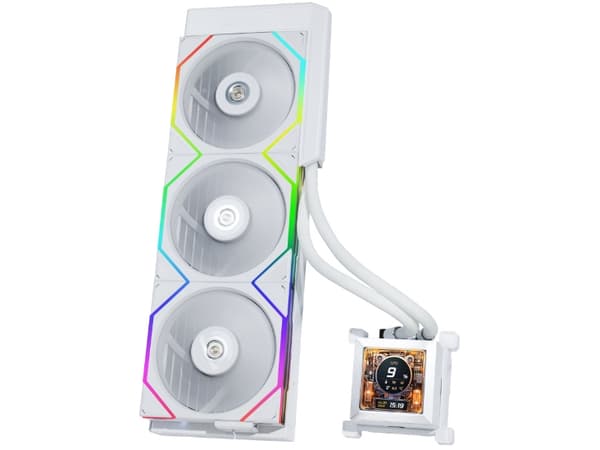 Lian Li Lian Li HydroShift LCD 360TL Komplett-Wasserkühlung vesijäähdytys - valkoinen