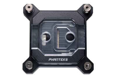 Phanteks Glacier, Vannblokk, Akryl, Kopper, Sort, Gjennomsiktig, LGA 1150 (kontakt H3), LGA 1151 (kontakt H4), LGA 1155 (Socket H2), LGA 1156 (Socket