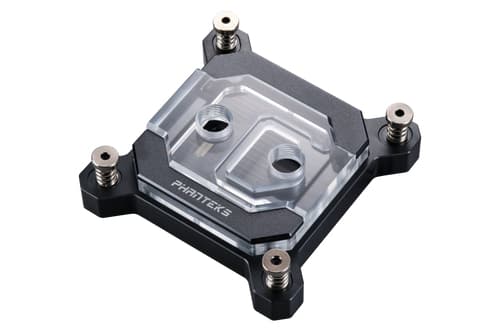 Phanteks Glacier, Vannblokk, Akryl, Kopper, Sort, Gjennomsiktig, LGA 1150 (kontakt H3), LGA 1151 (kontakt H4), LGA 1155 (Socket H2), LGA 1156 (Socket