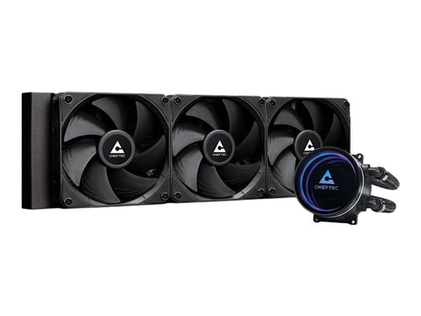 Chieftec Iceberg 360 DARK - Væskekjølesystem for prosessor - Radiatorstørrelse: 360 mm - (for: LGA1150, LGA1151, LGA1155, LGA1156, LGA1200, LGA1700,