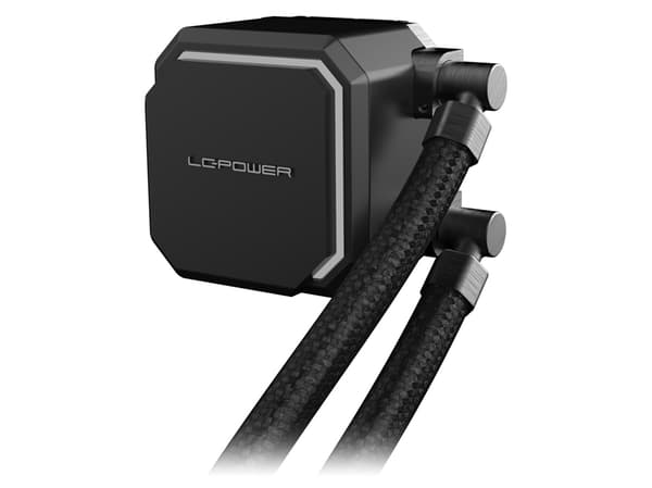LC-POWER CPU-jäähdytin 250W 2x120mm f.Intel jopa 1851,jopa AMD5,musta