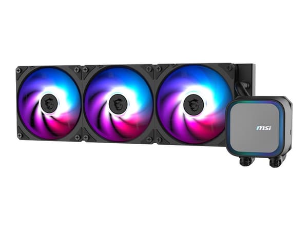 MSI MAG CORELIQUID A13 360 - Væskekjølesystem for prosessor - Radiatorstørrelse: 360 mm - (for: LGA1150, LGA1151, LGA1155, LGA1156, LGA1200, LGA1700, Sort