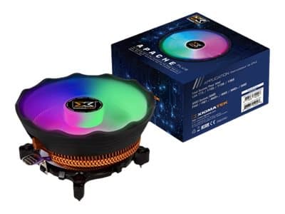 XIGMATEK Apache Plus - Prosessorkjøler - (for: LGA1155, LGA1156, LGA1366, LGA775, AM2, AM2+, AM3, AM3+, AM4, FM1, FM2) - aluminium - 120 mm