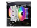 Miniatyrbilde 3 av 5: Enermax ETS-F40-W-ARGB - Prosessorkjøler - (for: LGA1150, LGA1151, LGA1155, LGA1156, LGA1200, LGA1366, LGA2011, LGA2011-3, LGA2066, LGA775, AM2, AM2+