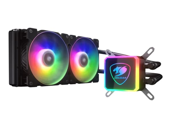 COUGAR AQUA ARGB 240 - Væskekjølesystem for prosessor - (for: LGA775, LGA1156, AM2, AM2+, LGA1366, AM3, LGA1155, AM3+, LGA2011, FM1, FM2, LGA1150, LG