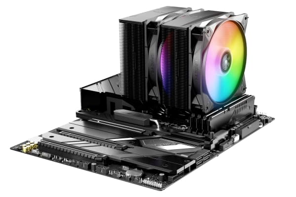 be quiet! PURE ROCK PRO 3 LX - Processorkylare - (för: LGA1150, LGA1151, LGA1155, LGA1200, LGA1700, LGA1851, AM4, AM5) - copper with nickel plated ba