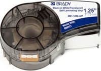 Brady B-427 - Vinyl - matt - gjennomskinnelig, svart på hvitt - Rull (3,18 cm x 4,27 m) 1 rull(er) merkelapper - for Brady BMP21, BMP21-LAB, BMP21-PL
