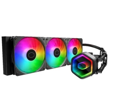 Cooler Master MasterLiquid 360 Core II - Kylsystem med vätska till processorn - Elementstorlek: 360 mm - (för: LGA1851, LGA1700, LGA1200, LGA2066, LG