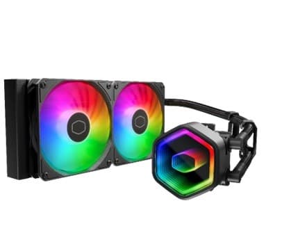 Cooler Master MasterLiquid 240 Core II - Kylsystem med vätska till processorn - Elementstorlek: 360 mm - (för: LGA1851, LGA1700, LGA1200, LGA2066, LG