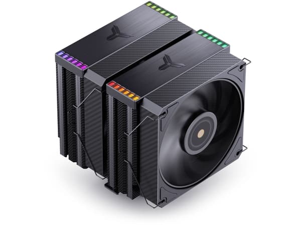 Jonsbo HX6280 CPU-kjøler, PWM, RGB - 130mm, sort