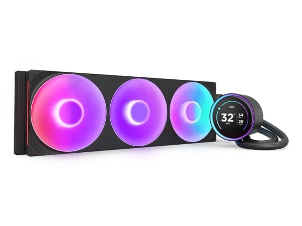NZXT Kraken Elite 420 RGB, All-in-one vätskekylare, 14 cm, Svart