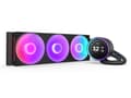 Miniatyrbild 1 av 5: NZXT Kraken Elite 420 RGB, All-in-one vätskekylare, 14 cm, Svart