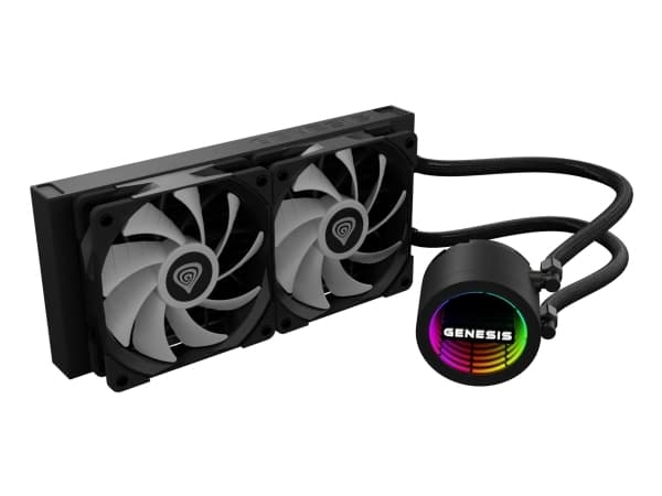 Genesis Hydria 240 ARGB sort vattenkylare (NLG-2319)