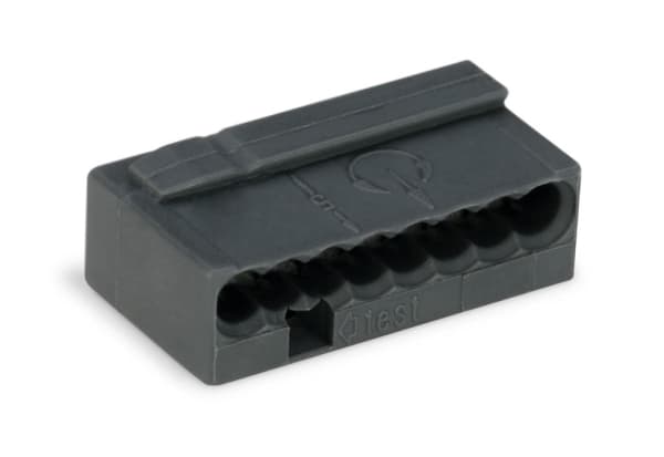 Wago 243-208, Grå, 6 A, 100 V, 18,4 mm, 6,8 mm