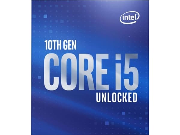 Intel Core i5 10600K - 4.1 GHz - 6-core - 12 tråder - 12 MB cache - LGA1200 Socket - Boks (uten kjøler)