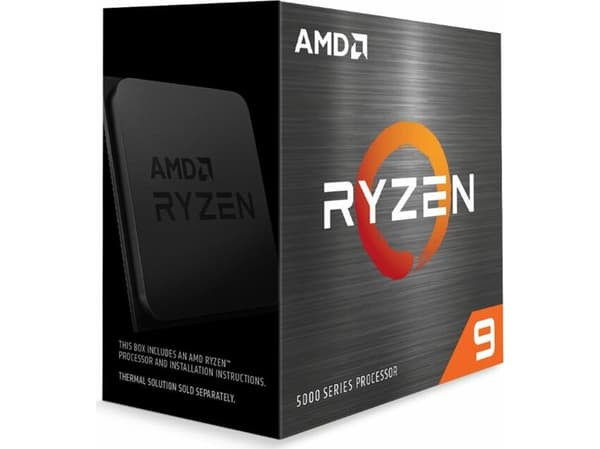AMD Ryzen 9 5900X - 3.7 GHz - 12-core - 24 tråder - 64 MB cache - Socket AM4 - PIB/WOF