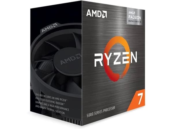 AMD Ryzen 7 5700G - 3.8 GHz - 8 kjerner - 16 tråder - 16 MB cache - Socket AM4 - Boks