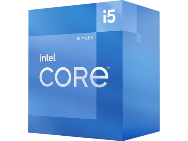 Intel Core i5 12400 - 2,5 GHz - 6-ytiminen - 12 säiettä - 18 Mt välimuisti - LGA1700-kanta - Laatikko