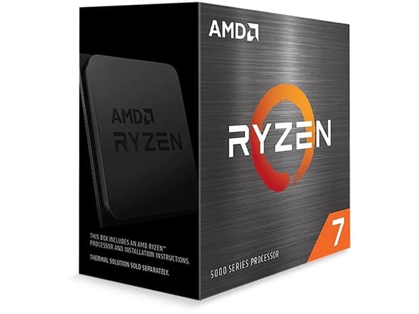 AMD Ryzen 7 5700X - 3.4 GHz - 8-core - 16 trådar - 32 MB cache - Socket AM4 - PIB/WOF
