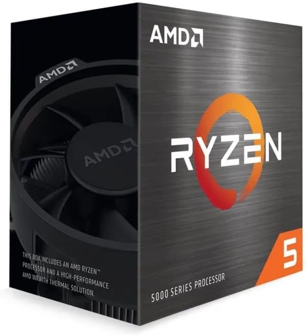 AMD Ryzen 5 4500 - 3,6 GHz - 6 kerner - 12 tråde - 8 MB välimuisti - Socket AM4 - Laatikko - Laatikko