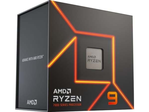 AMD Ryzen™ 9 7900X - 4,7 GHz/5,6 GHz - 12 ydintä - 24 säiettä - 32 Mt:n välimuisti - Socket AM5 - Box