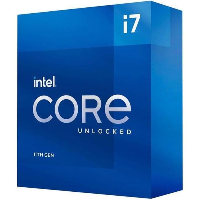 INTEL - Intel Core i7-11700F-processor - 8 kärnor / 4,9 GHz - Sockel 1200 - 65W