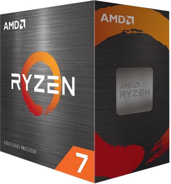 AMD RYZEN 7 5800X - AM4-processor - 4,70 GHz - 8 kärnor