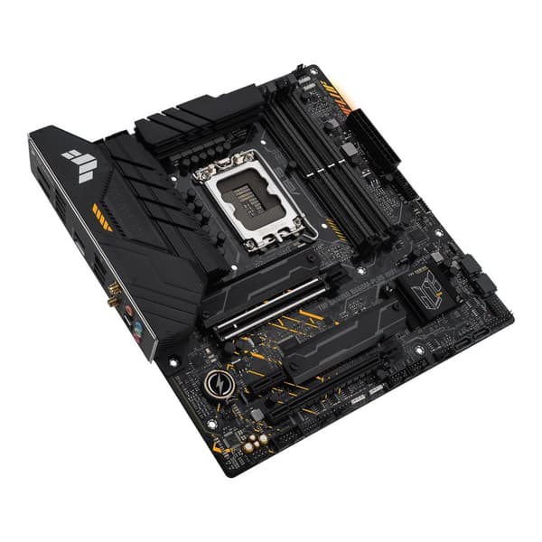 ASUS TUF GAMING B660M-PLUS WIFI - Emolevy - mikro-ATX - LGA1700-liitäntä - B660-piirisarja - USB-C Gen1, USB 3.2 Gen 1, USB 3.2 Gen 2, USB-C Gen 2x2 -