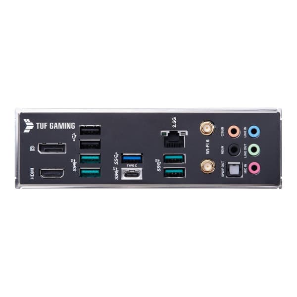 ASUS TUF GAMING B660M-PLUS WIFI - Emolevy - mikro-ATX - LGA1700-liitäntä - B660-piirisarja - USB-C Gen1, USB 3.2 Gen 1, USB 3.2 Gen 2, USB-C Gen 2x2 -