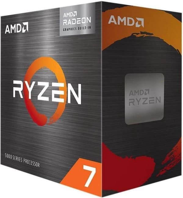 AMD Ryzen 7 5700G-processor 3,8 GHz 16 MB L3-låda