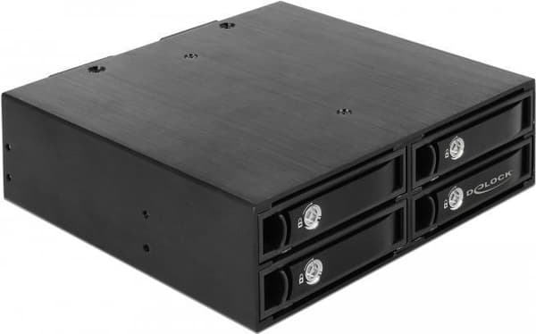 Delock 5.25? Skift ramme til 4 x 2,5? SATA / SAS HDD / SSD 12 Gb/s (47233)