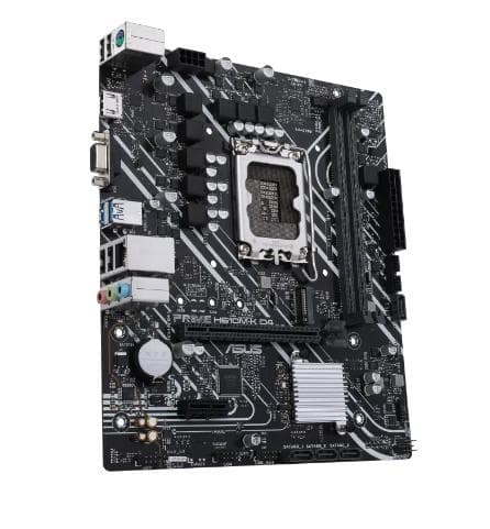 ASUS PRIME H610M-K D4 - Emolevy - mikro-ATX - LGA1700-liitäntä - H610-piirisarja - USB 3.2 Gen 1, USB 3.2 Gen 2 - Gigabit LAN - Sisäinen grafiikka (CP