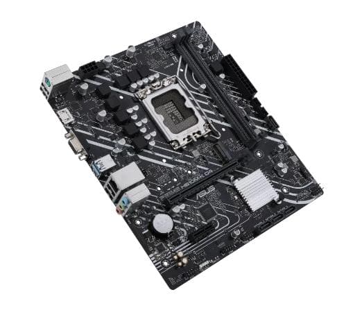 ASUS PRIME H610M-K D4 - Emolevy - mikro-ATX - LGA1700-liitäntä - H610-piirisarja - USB 3.2 Gen 1, USB 3.2 Gen 2 - Gigabit LAN - Sisäinen grafiikka (CP