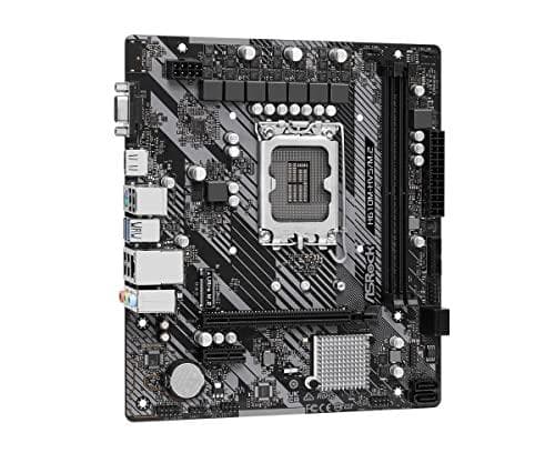 Asrock H610M-HVS/M.2 R2.0, Intel H610, 1700, Micro ATX, 2 DDR4, VGA, HDMI, PCIe4, 1x M.2