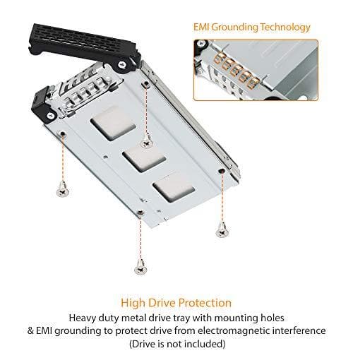 ICY DOCK ToughArmor MB991SK-B - SATA hot swap ram för 2,5 tum (6,4 cm) SSD/HDD - full metall