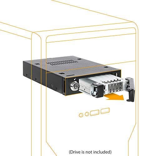 ICY DOCK ToughArmor MB991SK-B - SATA hot swap ram för 2,5 tum (6,4 cm) SSD/HDD - full metall
