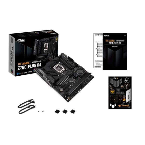 ASUS TUF GAMING Z790-PLUS D4 - AMD - LGA 1700 - Intel® Celeron® - Intel® Core™ i3 - Intel® Core™ i5 - Intel® Core™ i7 - Intel® Core™ i9,... - LGA 1700